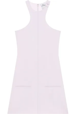 Courrèges Robe trapèze à design sans manches