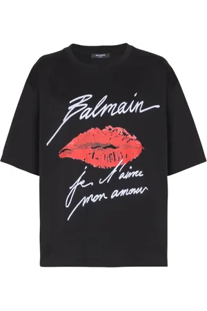 Balmain T-shirt à imprimé Kiss