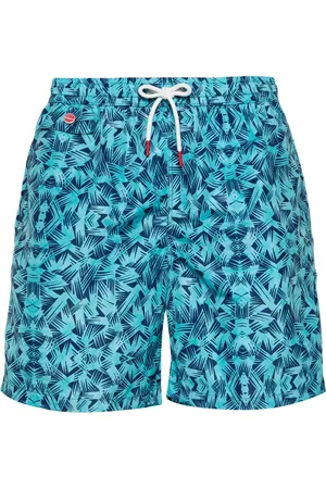 Kiton Short de bain à logo brodé