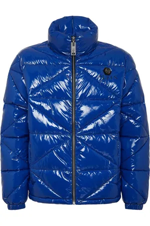 Philipp Plein Veste matelassé à plaque logo Hexagon