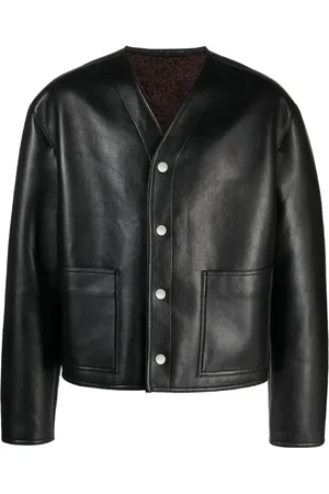 Nanushka Veste bomber en cuir artificiel