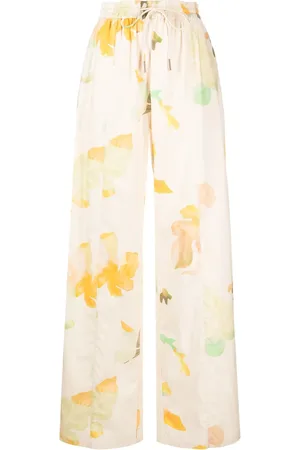 Acler Pantalon palazzo Edmond à imprimé abstrait