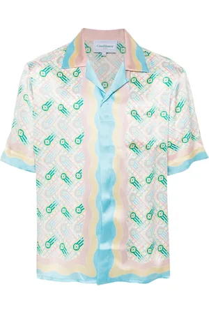 Casablanca Chemise Ping Pong en soie
