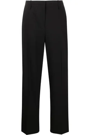 Ganni Pantalon de costume à taille mi-haute
