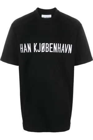 HAN Kjøbenhavn T-shirt en coton biologique à logo imprimé