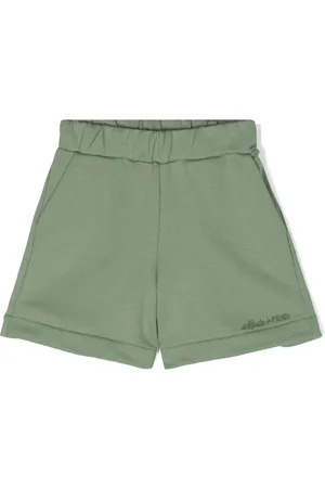 Fendi Short en coton à logo brodé