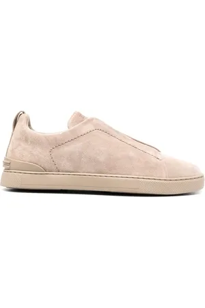 Ermenegildo Zegna Baskets Triple Stitch en daim
