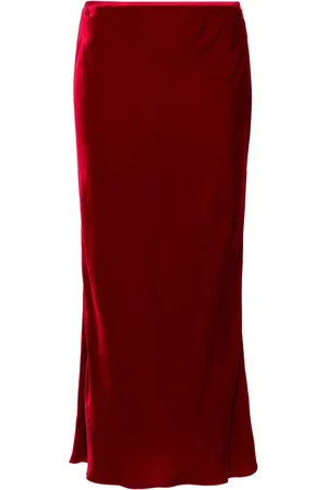 V:PM ATELIER Jupe mi-longue Burlesque en velours