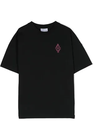 MARCELO BURLON T-shirt en coton biologique à logo brodé