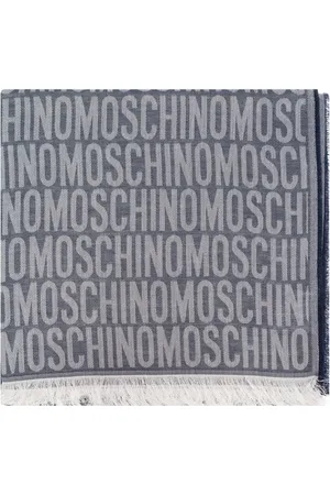 Moschino écharpe à logo en jacquard