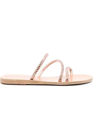 Ancient Greek Sandals Sandales Polytimi à ornements en cristal