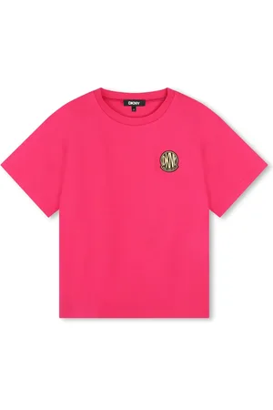DKNY T-shirt en coton à logo appliqué