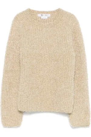Comme des Garçons Pull à effet métallisé