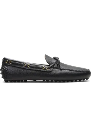 CAR SHOE Chaussures bateau en cuir à lacets