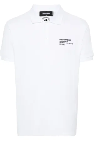 Dsquared2 Polo à logo imprimé