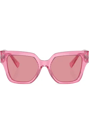 Dolce & Gabbana Lunettes de soleil à monture carrée transparente