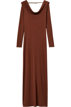 Twin-Set Robe longue à design drapé