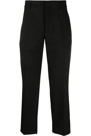 OFF-WHITE Pantalon droit à taille haute