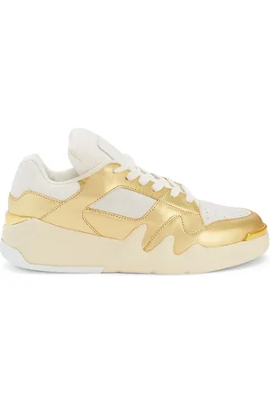 Giuseppe Zanotti Baskets métallisées Talon