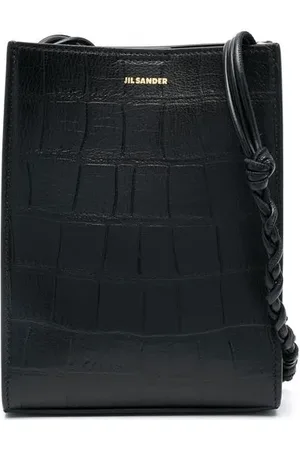 Jil Sander Sac porté épaule à logo embossé