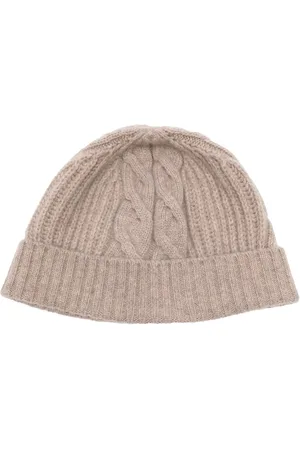 N.PEAL Bonnet en maille nervurée