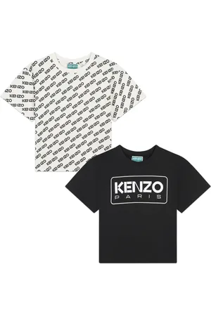 Kenzo Lot de deux t-shirts à logo imprimé