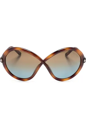 Tom Ford Lunettes de soleil Jada à monture papillon