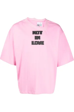 Natasha Zinko T-shirt en coton à slogan imprimé