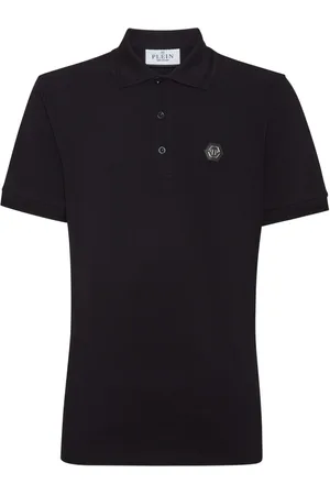 Philipp Plein Polo en coton à patch logo