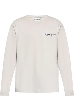 Iceberg T-shirt manches longues à logo brodé