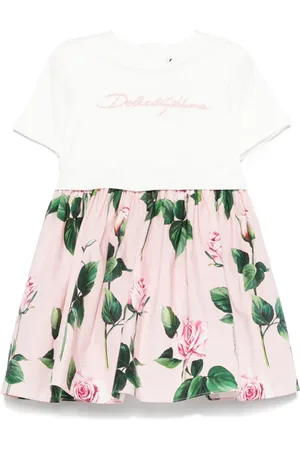 Dolce & Gabbana Robe à logo brodé