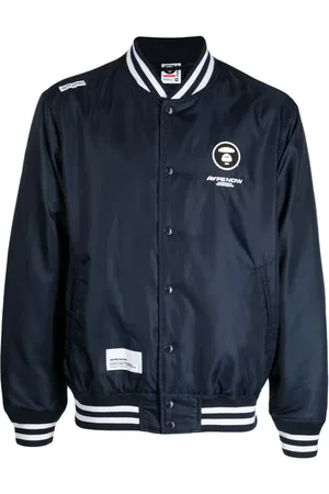 A Bathing Ape Veste bomber à logo imprimé