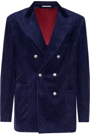 Brunello Cucinelli Blazer en velours côtelé