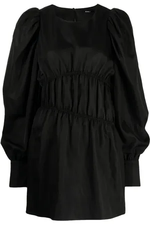 GOEN.J Robe froncée à manches bouffantes