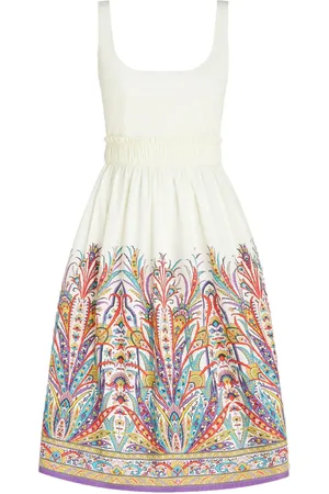 Etro Robe mi-longue à imprimé graphique