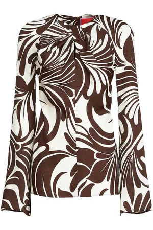 La DoubleJ Blouse à imprimé abstrait