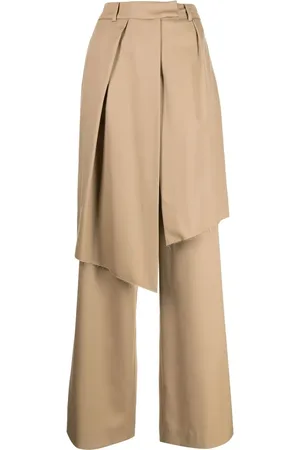 GOEN.J Pantalon de tailleur à design à empiècements