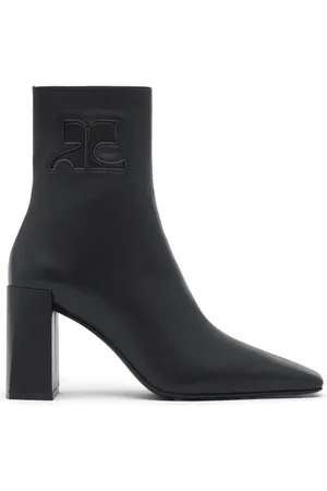 Courrèges Bottines Helena 70 mm en cuir