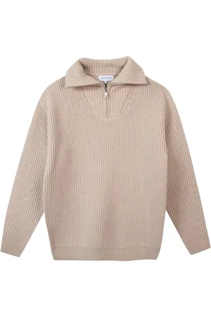 Maison Labiche Pull en laine à design nervuré