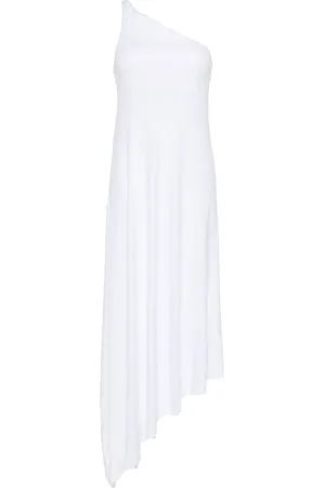 PNK Robe nervurée à design asymétrique à une épaule