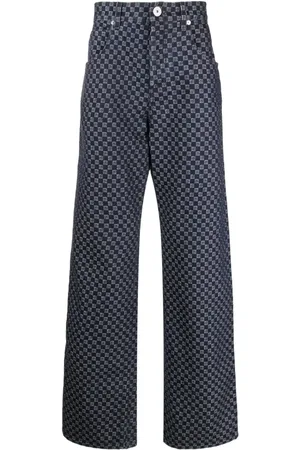 Balmain Pantalon ample à motif monogrammé