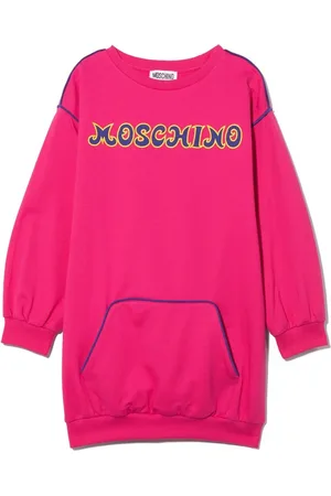 Moschino Robe-pull à logo brodé