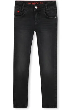 HUGO BOSS Jean cigarette à patch logo
