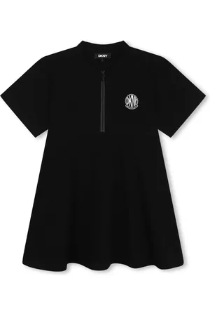 DKNY Robe en coton mélangé à logo imprimé