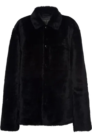 Prada Blouson en peau lainée