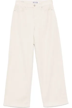 DKNY Jean taille-haute à effet métallisé