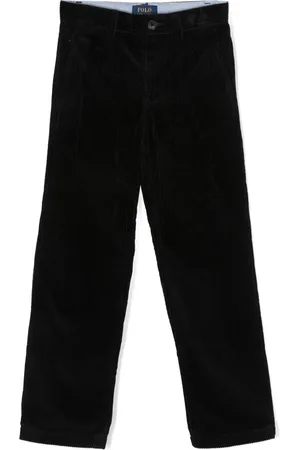 Ralph Lauren Pantalon en velours côtelé à coupe droite