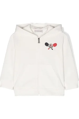 Moncler Hoodie zippé à patch logo