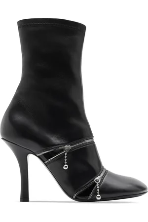 Burberry Bottines Peep en cuir