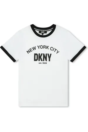 DKNY T-shirt en coton à logo imprimé